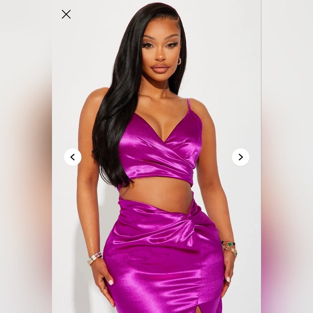 Fashion Nova Purple Maxi Dress